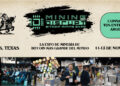 Invitación al evento Mining Disrupt 2025. En la parte superior: Dallas, Texas- noviembre 11-13. Obtener entradas. Y en la parte superior: un collage que muestra detalles de la conferencia con fotografías de referencia.