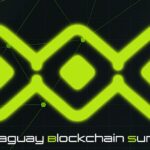 Banner de promoción del Paraguay Blockchain Summit 2025.