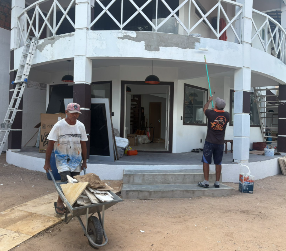 Sede del nuevo Centro Comunitario de la ciudadela Praia Bitcoin de Brasil.