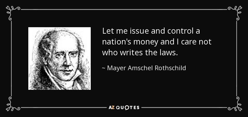 Imagen con una cita de Rothschild