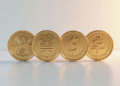 Stablecoins con logo de monedas asiáticas