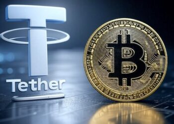 Tether fomenta el uso de BTC. Imagen generada con Grok.