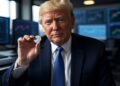 Donald Trump promueve al ecosistema de las criptomonedas. Fuente: Grok.