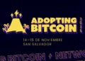 anuncio del evento Adopting Bitcoin 2025 que se celebrará el 14 y 15 de noviembre en San Salvador, El Salvador