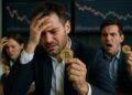 El sentimiento de frustración por el comportamiento de BTC es latente. Fuente: Imagen generada por CriptoNoticias en ChatGPT.