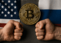 Se incrementa la tensión entre dos gigantes: Estados Unidos y Rusia. Fuente: imagen generada por CriptoNoticias mediante Dall-E, de OpenAI.