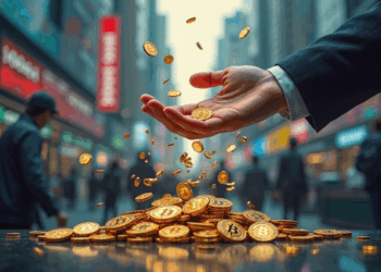 monedas de bitcoin.