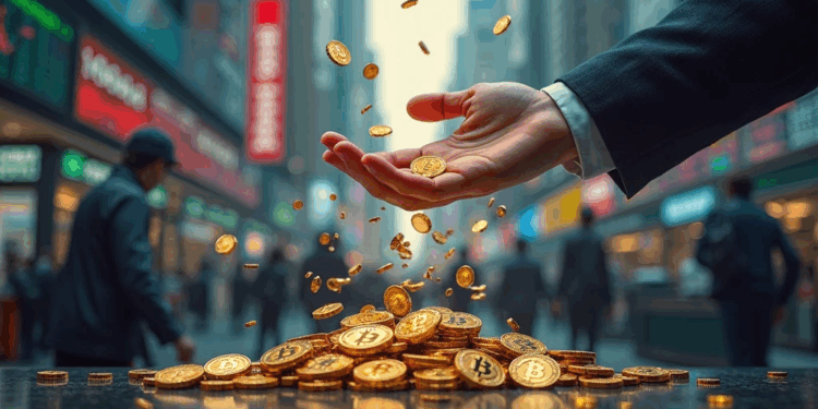 monedas de bitcoin.