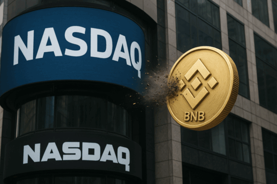Empresa que acumula la criptomoneda de Binance fue expulsada del Nasdaq