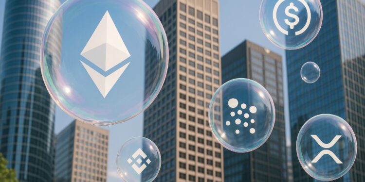 Criptomonedas como burbujas.