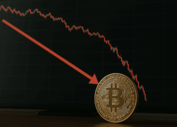 Cae el precio de bitcoin ante novedades macroeconómicas. Fuente: imagen generada mediante Dall-E, de OpenAI.