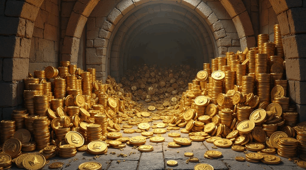 monedas de Ethereum.