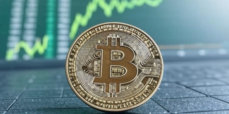moneda de bitcoin.