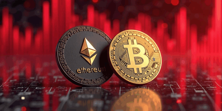 monedas de bitcoin y ethereum.