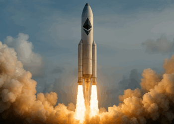 Sube el precio de ETH. Fuente: imagen generada mediante Dall-E, de OpenAI, por CriptoNoticias.