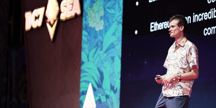 Vitalik Buterin en la Devcon.