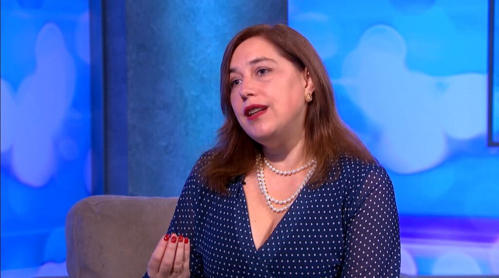 Maria Fernanda Juppet, CEO de CryptoMKT, en en una entrevista.