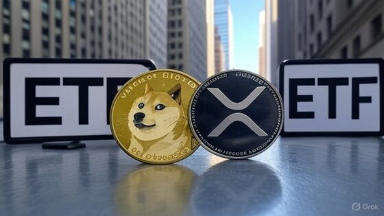 XRP y DOGE se lanzaron hoy en la bolsa de Estados Unidos