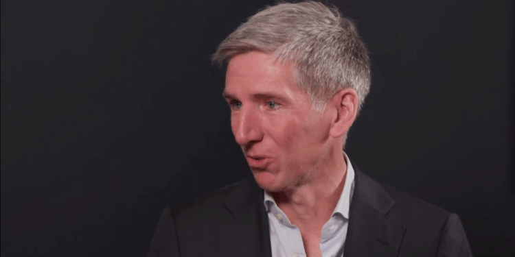 Matt Hougan, director de inversiones de Bitwise, dando unas declaraciones.