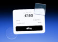 Ventana de pago de Apple pay en Euros con logo de Bitvavo