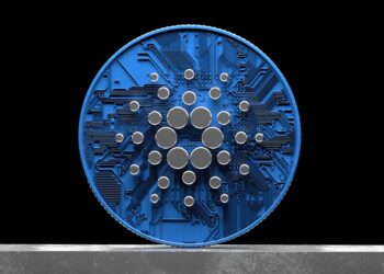Logo digital de Cardano sobre un fondo tecnológico simbolizando a Google Cloud