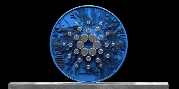 Logo digital de Cardano sobre un fondo tecnológico simbolizando a Google Cloud