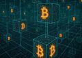 Imagen que representa una red de nodos de Bitcoin