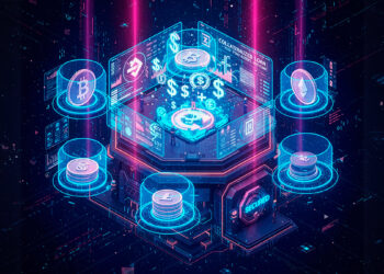 Criptomonedas puestas en resguardo en una bóveda virtual, para obtener préstamo, líquidez