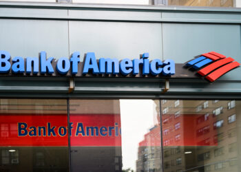 Fachada del banco estadounidense Bank of America