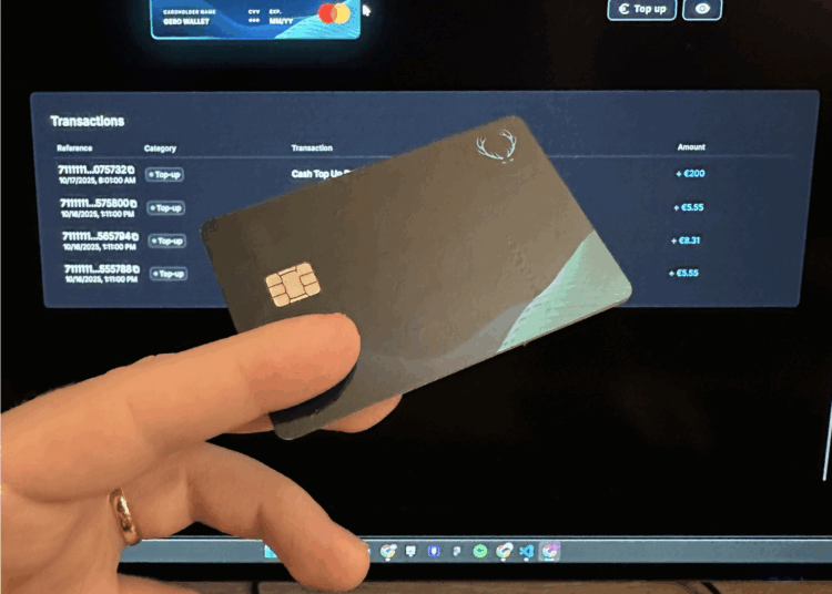 Foto de la tarjeta de Cardano, Gero Card.