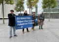 Activistas de CitizenGO se movilizan contra Chat Control. Fuente: CitizenGO.