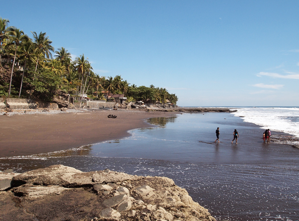 Playa de El Zonte, en El Salvador.