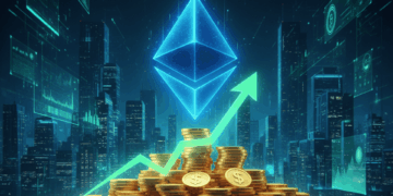 El token stETH va acumulando en su precio los rendimientos del staking de Ethereum. Fuente: