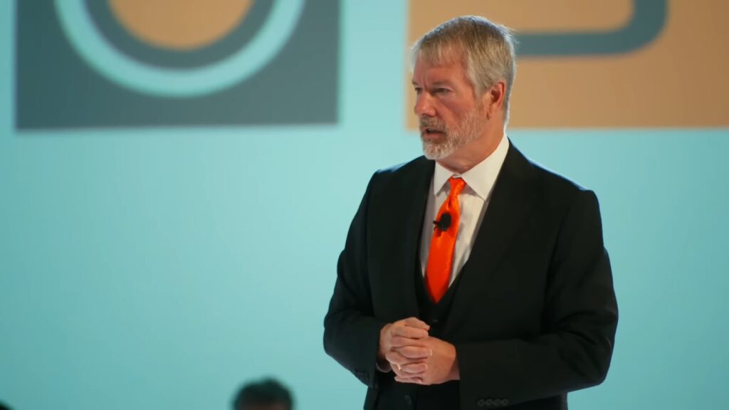 Fotografía de Michael Saylor, presidente ejecutivo de Strategy.