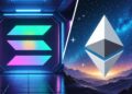Logos de Solana y Ethereum.