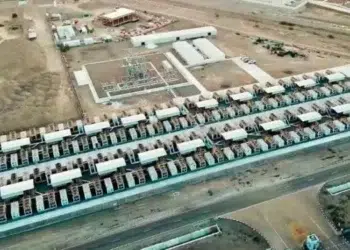 Granja minera de bitcoin.