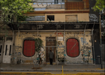 Un pequeño edificio de Buenos Aires donde se construye el Centro Cypherpunk de Argentina.