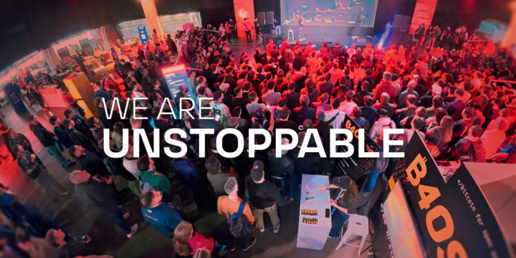 El evento de LaBitconf 2025, repleto de personas