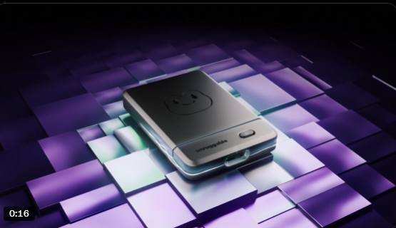 Un dispositivo electrónico rectangular similar a un teléfono móvil.