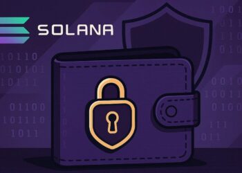 El logo de Solana, una wallet con un candado en el medio y abajo el mensaje "Privacy Wallet"