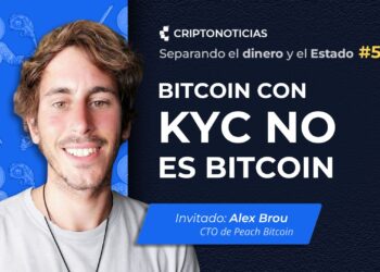 Alex Brou del exchange Peach Bitcoin habló sobre los peligros del KYC para la privacidad y la libertad en Bitcoin.