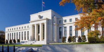 Fotografía de la sede de la FED en Washington D.C.