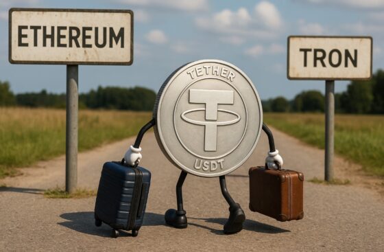 Tron se posiciona como la red preferida para guardar USDT