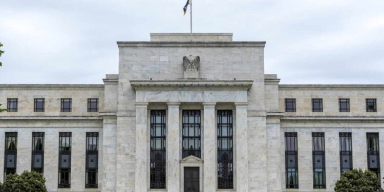 Fotografía de la sede de la Reserva Federal en Washington.