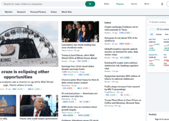 Home de Yahoo Finance.