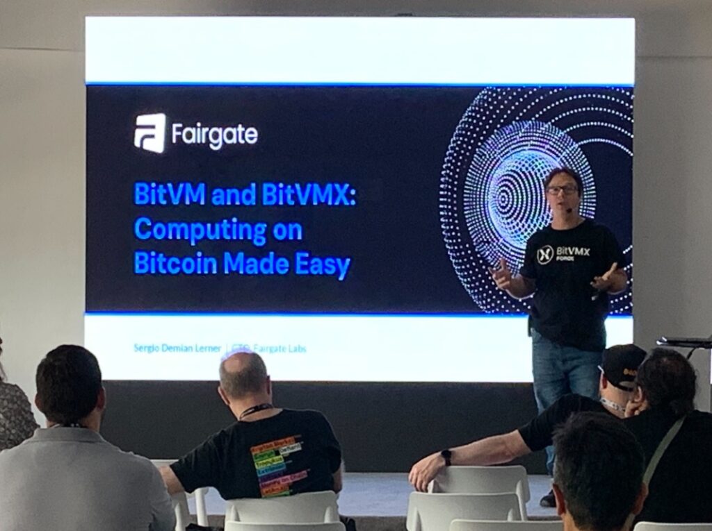 Sergio Lerner da una charla en LABITCONF.