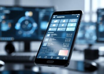 Un teléfono móvil mostrando una transacción en su pantalla.