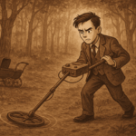 Turing busca sus lingotes de plata enterrados durante la guerra, pero su propio cifrado hace imposible recuperarlos.