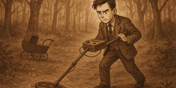 Turing busca sus lingotes de plata enterrados durante la guerra, pero su propio cifrado hace imposible recuperarlos.