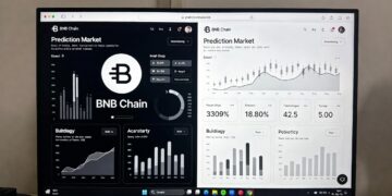 Datos predictivos que aparecen en un monitor de una computadora portátil.